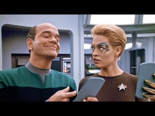 seven of nine being chaotic for 4 minutes straight