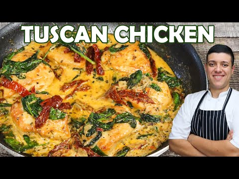 Creamy Tuscan Chicken | One of the Best Italian Dishes by Lounging with Lenny