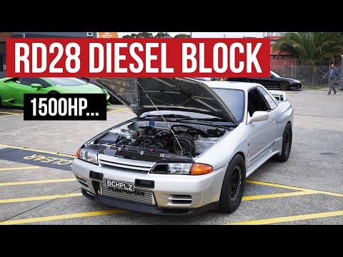 RD28 + RB26 Hybrid, E85, 1500hp, R32 GT-R: The Fastest Accelerating Vehicle I've Been In, Full Stop