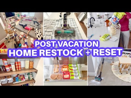 🧼 4 DAY HOME RESET + RESTOCK + CLEAN WITH ME | CLEANING MOTIVATION | CLEANING HOUSE JAMIE'S JOURNEY