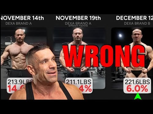 Mike Israetel Shows Jeff Nippard Is Wrong About Dexa Scans