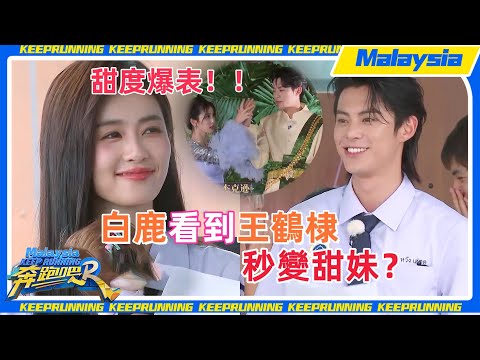 超甜合體!#白鹿 看到 #王鶴棣 居然會害羞?嗑瘋了!#bailu #王鹤棣 #dylanwang #以爱为营