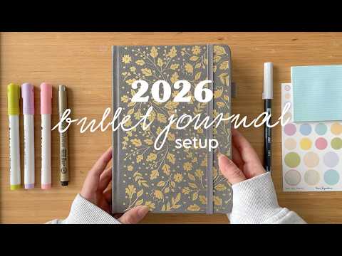 How to start a Bullet Journal ποΈΒ my setup for 2026