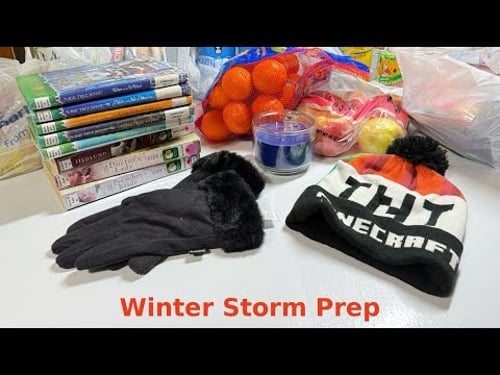 Winter Storm Prep Day | Slow Living with My Neurodivergent Family