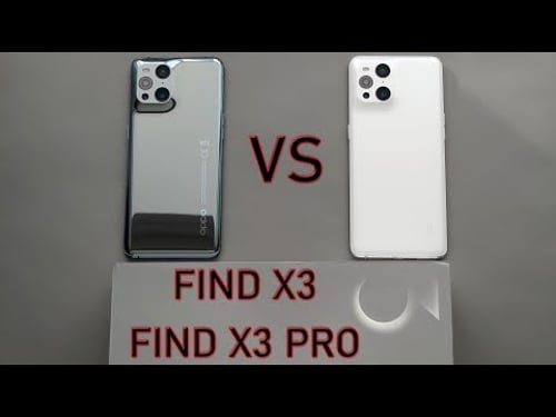 Oppo Find X3 Pro vs Oppo Find X3 Comparison