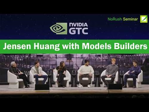 Jensen Huang talks with model builders on Nvidia GTC 2026, full session
