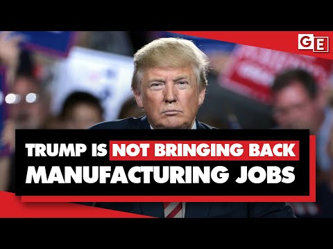 This is why Trump's tariffs will NOT bring manufacturing back to the US