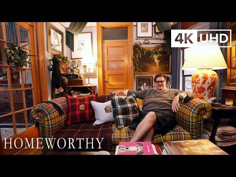 Inside a Former Ralph Lauren Stylist’s NYC Apartment at Christmas | HOUSE TOUR | 4K