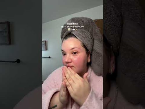 foolproof glass skin routine ✨ #nightimeroutine #skincareroutine #glassskin #healthyskin #fyp