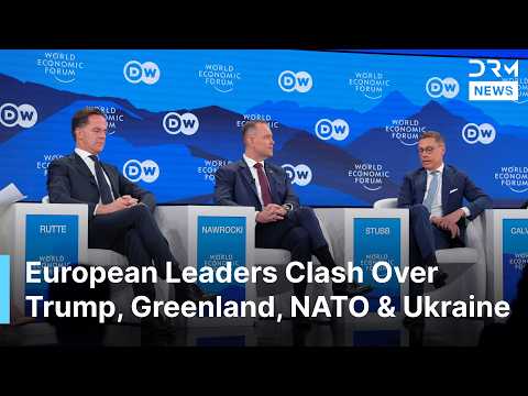 PANEL DISCUSSION: Finland's Stubb, NATO's Rutte, EU Leaders Clash Over Trump, Greenland, NATO | AC1G