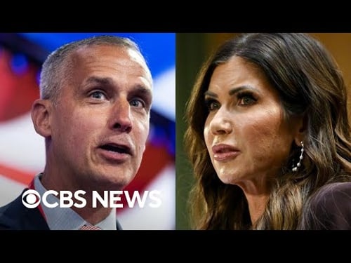 Noem faces questions about links to Corey Lewandowski, DHS media contract