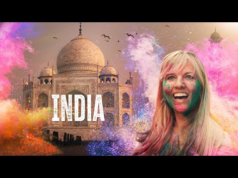 Holi in India’s Golden Triangle (the most colorful party)