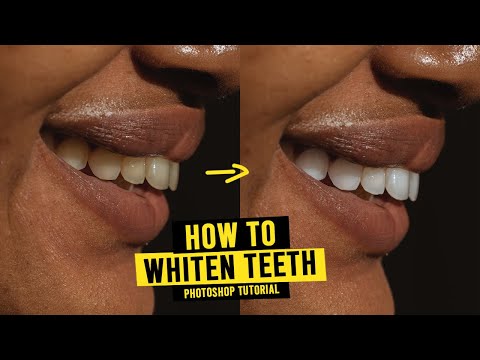 HOW to WHITEN TEETH and EYES in Photoshop! Teeth & Eyes Retouching Tutorial