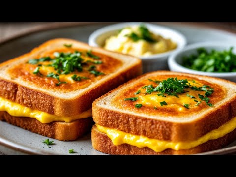 ❗️Breakfast Idea for Every Day! Simple, Quick and Delicious! Egg Toast recipe in 5 minutes!