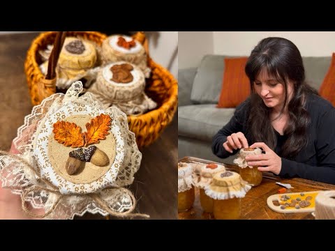Cozy ASMR: Grandma’s Apple-Pear Jam & Handmade Jar Toppers | Slow Autumn Days