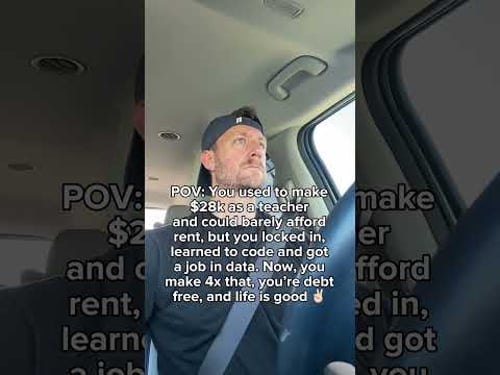 Getting a job in data changed my life #dataanalytics #techjobs