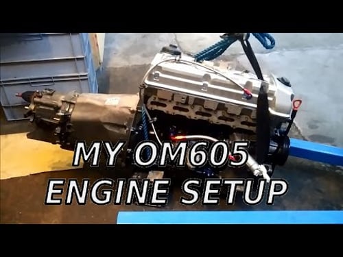 My Mercedes OM605 OM606 Superturbodiesel engine setup