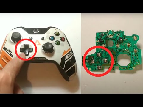 Xbox One controller Dpad repair, double click, faulty , complete tutorial without soldering