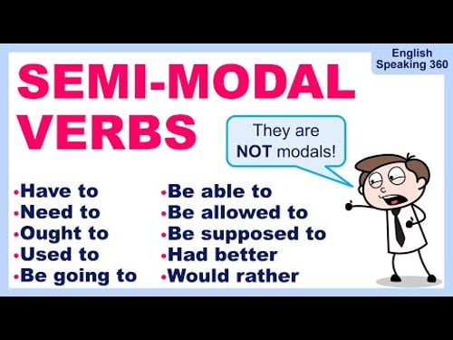 How to Use 10 SEMI-MODAL Verbs in English | Present, Past & Future | 100+ Real-Life Examples