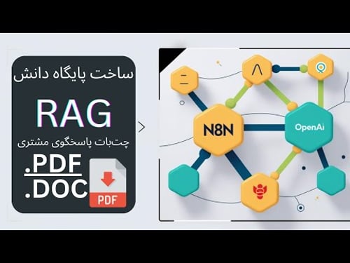 سادهترین روش RAG در n8n: اضافه کردن پایگاه دانش به ایجنت Ai Agent (مناسب دادههای کوچک)