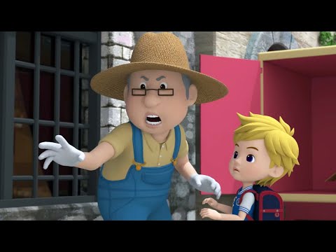 Мультфильм Робокар Поли - Я Вас не знаю! На помощь! 🚑 Уроки безопасности с Эмбер 🚒