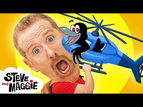Play Game and Chocolate Cake with Steve and Maggie | Magic Race Story for Kids