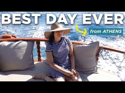 Island Hopping Day Trip to Agistri + Aegina | We had the BEST day in Athens! | Vlog #3