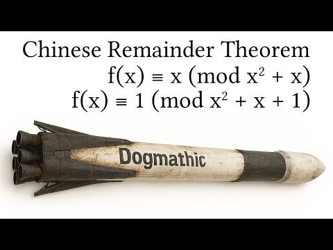 The Hidden Glue: The Inverse Trick Powering Polynomial CRT | Abstract Algebra | Poly Rings | Dgmthic