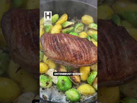 Schnelles Weihnachtsessen: Entenfilet mit festlichen Beilagen 🎄