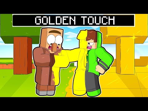 Minecraft, But Everything You Touch Turns To Gold...