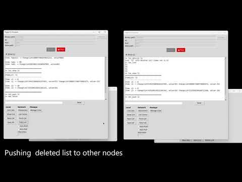 Large Scale Distributed Systems - Video Demo - Local-first Shopping List Application