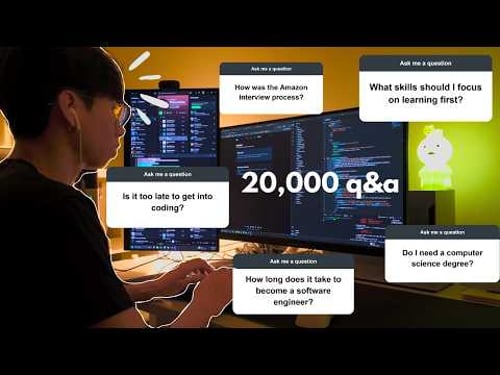 20K Subscriber Q+A - Amazon Interview Process, How to Become a Software Engineer, TripleTen, AI Tech