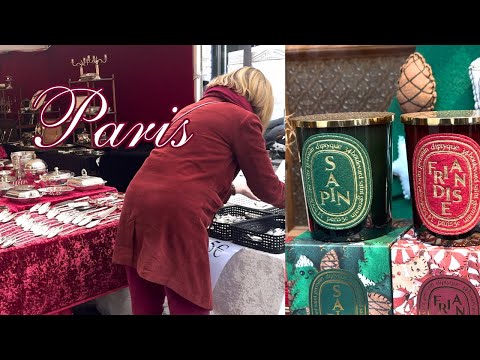 🇫🇷 Strolling Through Passy in Paris’ 16th 🎄 Christmas Brocante & Madame-Favorite Tea Room 🫖