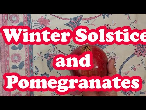 Winter solstice and pomegranates: Fun with a Gelli Plate