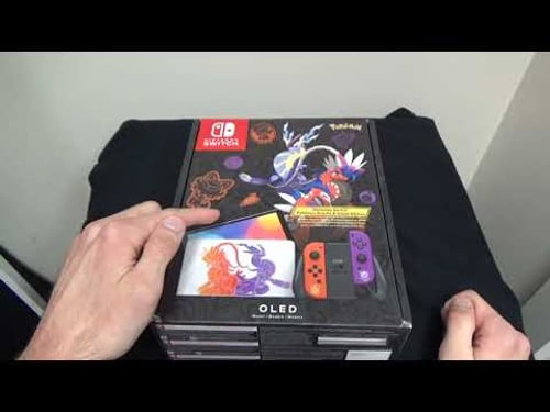 Nintendo Switch OLED Pokémon Scarlet & Violet Unboxing