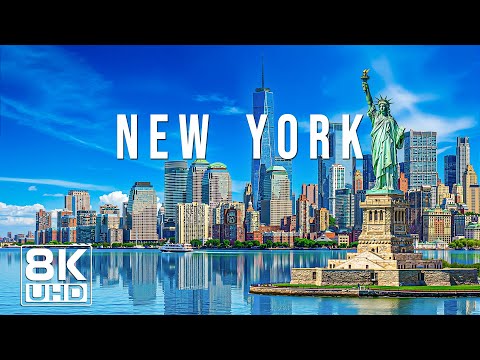 New York 8K – A Symphony Of Modern City And Soothing Piano Music