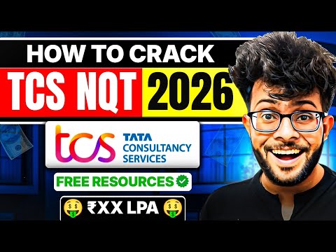 How to Crack TCS NQT in 2026 | Important Topics | Free Resources | Preparation Strategy 📝✅