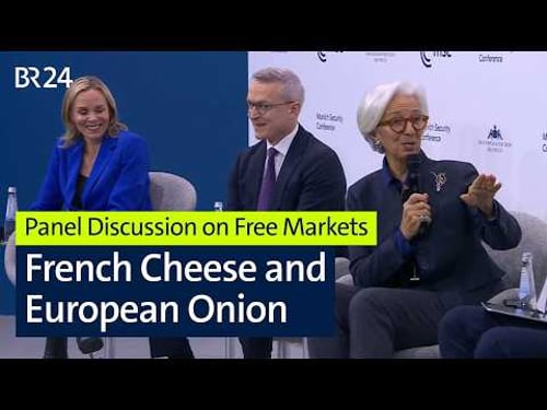 All the Single Markets: Panel Discussion with Lagarde, Michael, Wildberger | MSC 2026 | BR24