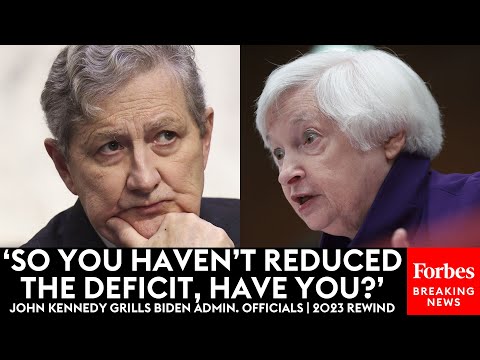 MUST WATCH: John Kennedy Grills Yellen, Garland, Wray, & More Top Government Officials | 2023 Rewind