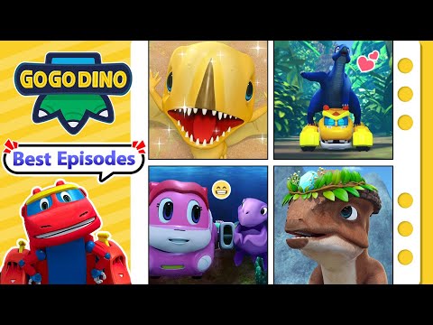Best Cute Baby Ancient Animals | GOGODINO Best Episodes | Dinosaurs | Jurassic | Toys | Cartoon|Kids