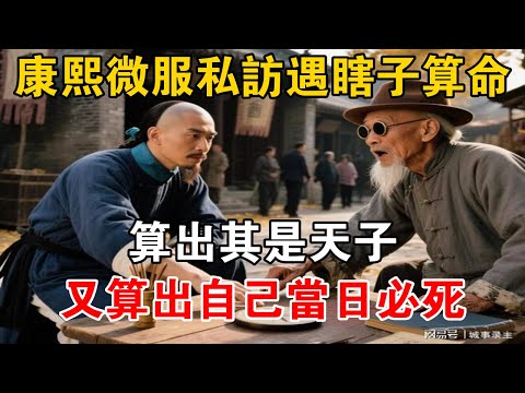 康熙微服私訪遇瞎子算命,算出其是天子,又算出自己當日必死【史海探秘】