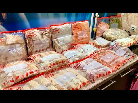 Огромная ЗАГОТОВКА ЕДЫ НА МЕСЯЦ В МОРОЗИЛКУ для мужа