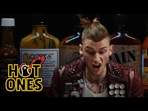 Machine Gun Kelly Talks Diddy, Hangovers, & Amber Rose While Eating Spicy Wings | Hot Ones