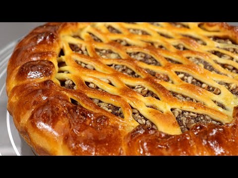 Pie and Baking Dough - Simply Amazing (My Favorite Recipe)! Oven-Baked Pie with Filling
