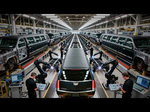 How the $15 MILLION Cadillac Limousine Is Made —The Car Built for Presidents and Power (Full Process