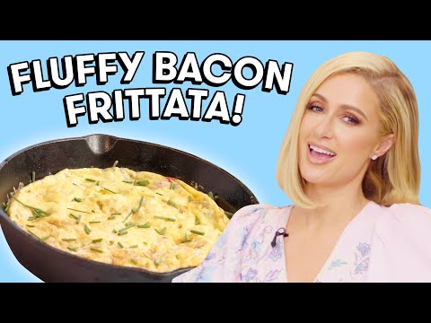 Paris Hilton Cooks Frittata While Talking Her Iconic 2000s Fashion | What's Cooking? | Seventeen