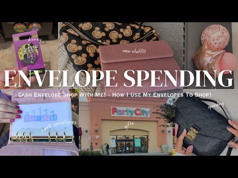Shop With Me! | How I Shop Using the Cash Envelope System | Target, Disneyland, Party City