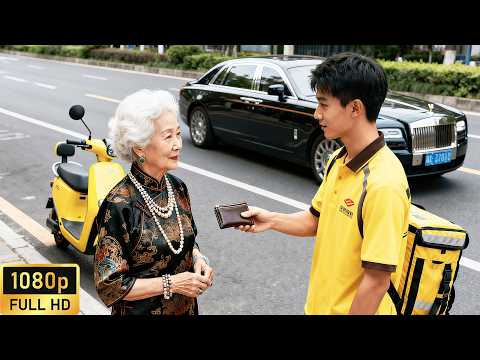 Delivery guy bullied by everyone helps an old lady being robbed. She turns out to be the richest!