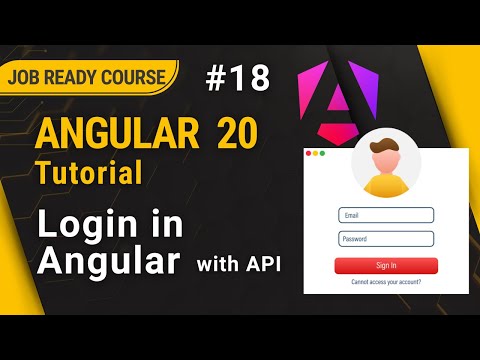 Login Page in Angular | Login with API | Angular 20 Tutorial | Part 18