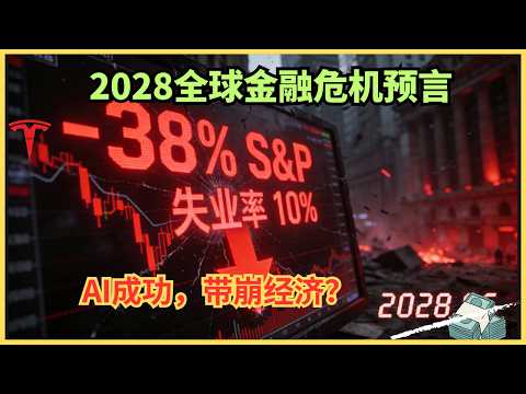 S&P暴跌38%,失业率10%——2028全球危机预言